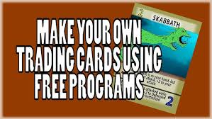 Join thousands of creators in creating your original series of digital art trading cards. How To Make Your Own Trading Card With Free Programs Youtube