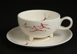 Hand Painted Demitasse Cup And Saucer, Made In Occupied Japan (C 1940S –  Selective Salvage
