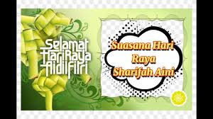 Hanya boleh berkeliling 1 rt. Suasana Hari Raya Sharifah Aini Lirik Video Youtube