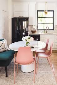 Svelti Dusty Pink Dining Armchair Black Dining Chairs Pink Dining Chairs Dining Room Design