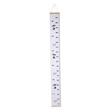 us 6 46 16 off nordic style baby child kids height ruler kids growth size chart height measure ruler for kids room home decoration art orname in