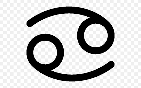 The cancer symbol also has a unique meaning. Cancer Symbol Zodiac Astrological Sign Png 512x512px Cancer Area Astrological Sign Astrology Black And White Download