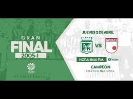 This is a much more recent rivalry which began to emerge during the late 1980s and early 1990s. Clasicos Dimayor Atletico Nacional Vs Santa Fe 2005 I Atletico Nacional Campeon Youtube