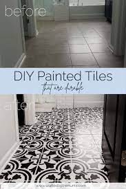 International tiles & bathrooms ltd. How To Paint Tile Floors So They Last Crafted By The Hunts