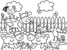 100 smiling animals from around the world in one coloring book. Farm Animals Coloring Book Vector Illustration Stock Vector Illustration Of Coloring Cloud 32039871