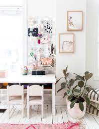 Decorating a kid's room can be really fun! Kids Craft Rooms Packed With Colourful Design Inspiration