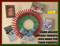 Maybe you would like to learn more about one of these? Card Holder Holiday Wreath Kids Make For Their Parents How To Run A Home Daycare