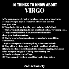 Zodiac Society 10 Things To Know About Virgo Cancer Zodiac Facts Zodiac Signs Cancer Taurus Quotes