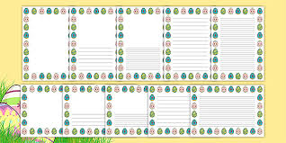 Top free easter borders downloads. Free Ks1 Easter Egg Page Borders Teacher Made