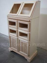 Dispensa In Legno Grezzo Da Dipingere Credenza Cucina Legno Grezzo Dispensa Cucina