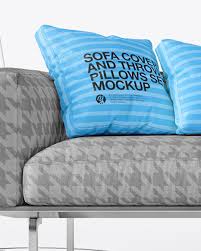 We have everything from ikea kitchens and smart home solutions to a large selection of bedroom furniture, sofas, lighting, curtains, bedding and more. Sofa Cover And Throw Pillows Set Mockup In Indoor Advertising Mockups On Yellow Images Object Mockups
