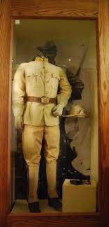 Oklahoma will wear their crimson version of the alternate 'rough riders' uniform. Theodore Roosevelt S Rough Riders Uniform Displayed At Sagamore Hill 1898 In 2021 The Spanish American War Rough Riders American War