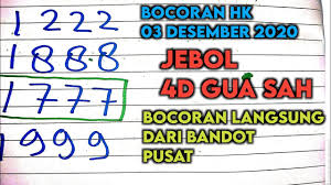 Bocoran 4d Hk Malam Ini 03 Desember 2020 Rumus Togel Hongkong 4d Prediksi Angka Jitu Youtube
