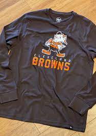 Foco men's nfl floral tropical button up shirt. 47 Browns Legacy Super Rival Long Sleeve T Shirt