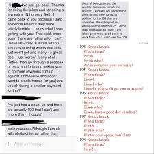 The fact is that it is actually one of the funniest jokes you though some people might find it boring, they are certainly amazing. Job Is Knock Knock Jokes For 6 12 Year Olds He Didn T Like Jokes In Red Plus Many More I Told Him I Wouldn T Accept Lower Payment Because I Did The Job And
