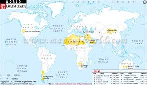 What Are The Top 10 Largest Deserts In The World Largest Desert Desert Map Deserts Of The World