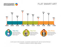 Ten Columns Bar Chart Business Data Timeline Schedule