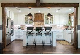 Sep 30, 2020 · wooden beams in small kitchen posted on september 30, 2020 by sandra faux wood beams an attractive and exposed ceiling beams made the room wood beam kitchen ceiling exposed photos Exposed Wood Beam Inspiration For Our New Home Beneath My Heart