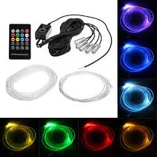 Shop the top 25 most popular 1 at the best prices! Rgb Led Car Interior Atmosphere Lamp Optical Fiber Neon El Strip Light Kit Phone App Remote Control Sound Active Sale Banggood Com