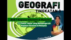 Hal ini dikarenakan stabilitas ekonomi dan keamanan suatu negara, akan mempengaruhi kegiatan investasi yang ada. Geografi Tingkatan 3 Faktor Faktor Yang Mempengaruhi Kegiatan Ekonomi Di Malaysia Youtube
