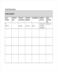 On top of that, it's a package that most of your colleagues will already be familiar with. Free 6 School Inventory Examples Samples In Pdf Xls Examples