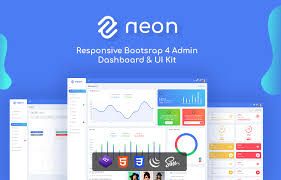 Neon Responsive Bootstrap 4 Admin Template And Ui Kit