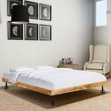Raues mangoholz hat nicht nur die kraft, das gewicht zu tragen, sondern hält auch die zeit ab. Vidaxl Bett Mit Matratze Raues Mangoholz 140 X 200 Cm Gitoparts