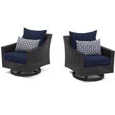 Northridge Swivel Patio Chair With Sunbrella Cushions Lounge Chair Outdoor Patio Chairs Wicker Patio Chairs