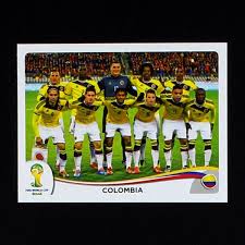 24/06/2021 — 02:00 cest, 20:00 edt, 01:00 bst, 05:30 ist competition: Brasil 2014 No 185 Panini Sticker Colombia Team Sticker Worldwide