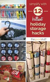 Simplify With 12 Brilliant Holiday Storage Hacks Coupons Com Holiday Storage Christmas Storage Christmas Ornament Storage