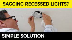 Maybe you would like to learn more about one of these? Fix A Sagging Recessed Light Downlights Pot Lights Youtube