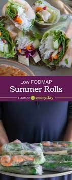Summer Rolls Fodmap Everyday Recipe Summer Rolls Fodmap Recipes Recipes