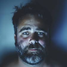 Post No. 6 about The Man with The World in his eyes.** This time it's to  represent stunning and almost scary Midjourney Official ability to generate  various moods and scenes using --cref