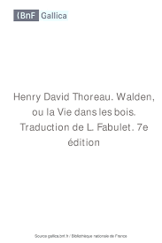 This book has 245 pages in the pdf version, and was originally published in 1854. File Thoreau Walden Ou La Vie Dans Les Bois 1922 Pdf Wikimedia Commons