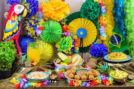 Did you scroll all this way to get facts about themed dinner party? Karnawal W Rio Tescoparty 6 Gruszka Z Fartuszka Carnival Themed Party Carnival Party Decorations Brazil Party