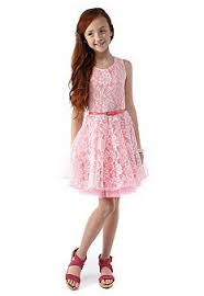 Beautees Neon Lace Belted Skater Dress Girls 7 16 Online Shopping Clothes Women Clothes For Women Girls Dresses