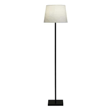 With Its Sleek Silhouette Rustic Black Finish And Refined White Cotton Lamp Shade Our Exclusive Manvi Fl Floor Lamp Black Floor Lamp Black Floor Lamp Bedroom Wholesale lamp shades for hotels & designers.