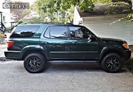 Huge thank you to my cousin noah, chance and jake ! 2001 Toyota Sequoia Wheel Offset Aggressive 1 Outside Fender Suspension Lift 3 154339 Custom Offsets