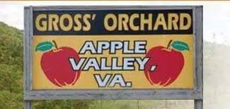 The community was named after an apple orchard near the original town site. Gross Orchard Apple Valley Picture Of A J Gross Sons Orchard Bedford Tripadvisor