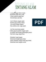 Ketika kamu menulis puisi atau sajak sunda, maka yang paling tahu artinya adalah kamu sendiri. Pantun Alam Sekitar