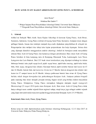 2 pusat penyelidikan arkeologi global, universiti sains malaysia, 11800 pulau pinang. Pdf Batu Aceh Suatu Kajian Arkeologi Di Ujong Pancu Aceh Indonesia Amir Husni Academia Edu