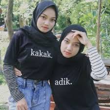 Kaos lengan panjang flava desain menarik baju couple muslim panjang3 4 keren tampil kompak bersama sahabat dengan yang terbaru berhijab adimerdeka com. Jual Baju Couple Adik Kakak Model Desain Terbaru Harga August 2021