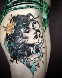 Jeff Norton Mermaid Tattoos Traditional Mermaid Tattoos Mermaid Tattoo