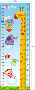 Free Shipping Giraffe Kids Growth Chart Height Measure For Home Diy Decoration Wall Stickers Wallpaper Kids Growth Chart Growth Chart Wall Stickers Kids