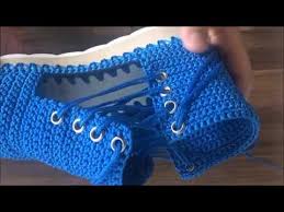 Iki Yandan Bagcikli Yazlik Orgu Ayakkabi Yapilisi 1 Bolum Knitting Shoes Orgu Ayakkabi Tig Isi Youtube Ayakkabilar Orgu Sandalet