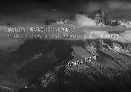 Steven knight has put a lot of effort in making the words a hit. Hd Wallpaper Mountains Wisdom Quote Thomas Alva Edison Wallpaper Flare