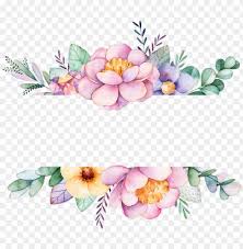 All images is transparent background and free download. Flower Pastel Transparent Watercolor Flowers Png