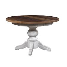 Round tables are similar to square tables when it comes to fitting in a small space. Kowan Dining Table W Leaves Shipshewana Furniture Co