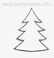 Ein nadelbaum, der in der weihnachtszeit als weihnachtsbaum benutzt wird. Kostenlose Bastelvorlage Tannenbaum