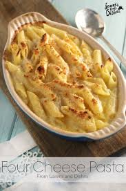 Four Cheese Pasta Bake Loaves And Dishes Four Cheese Pasta Recipes Cheesy Pasta